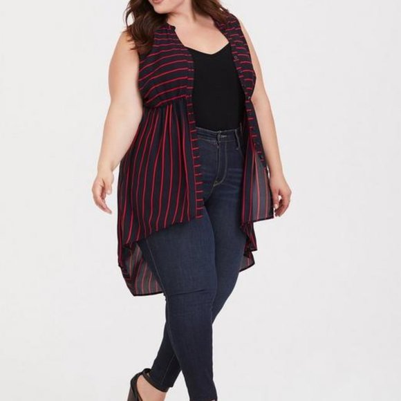 Torrid Lexie Georgette Tunic - Picture 2 of 6